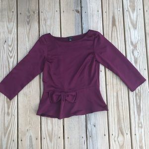 ❤️2/$13 Anne Taylor 3/4 sleeve top